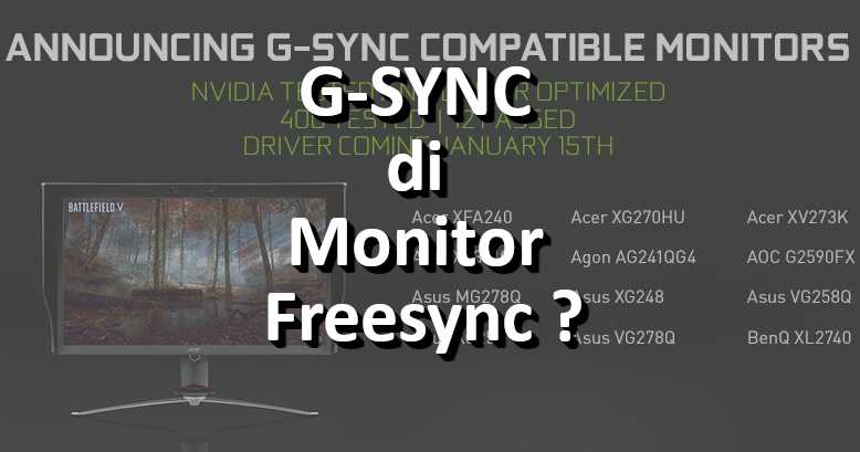 Что за технологии nvidia g-sync и amd freesync, какие видеокарты поддерживают и что выбрать