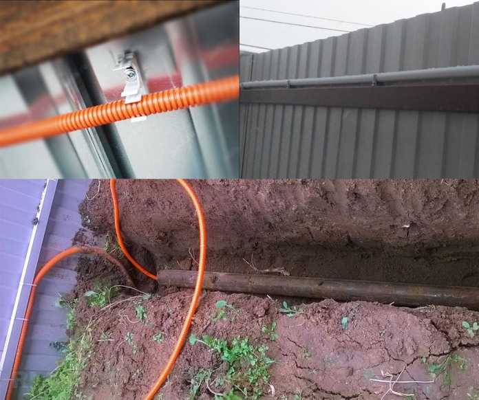 Правила монтажа вводного кабеля в дом под землей