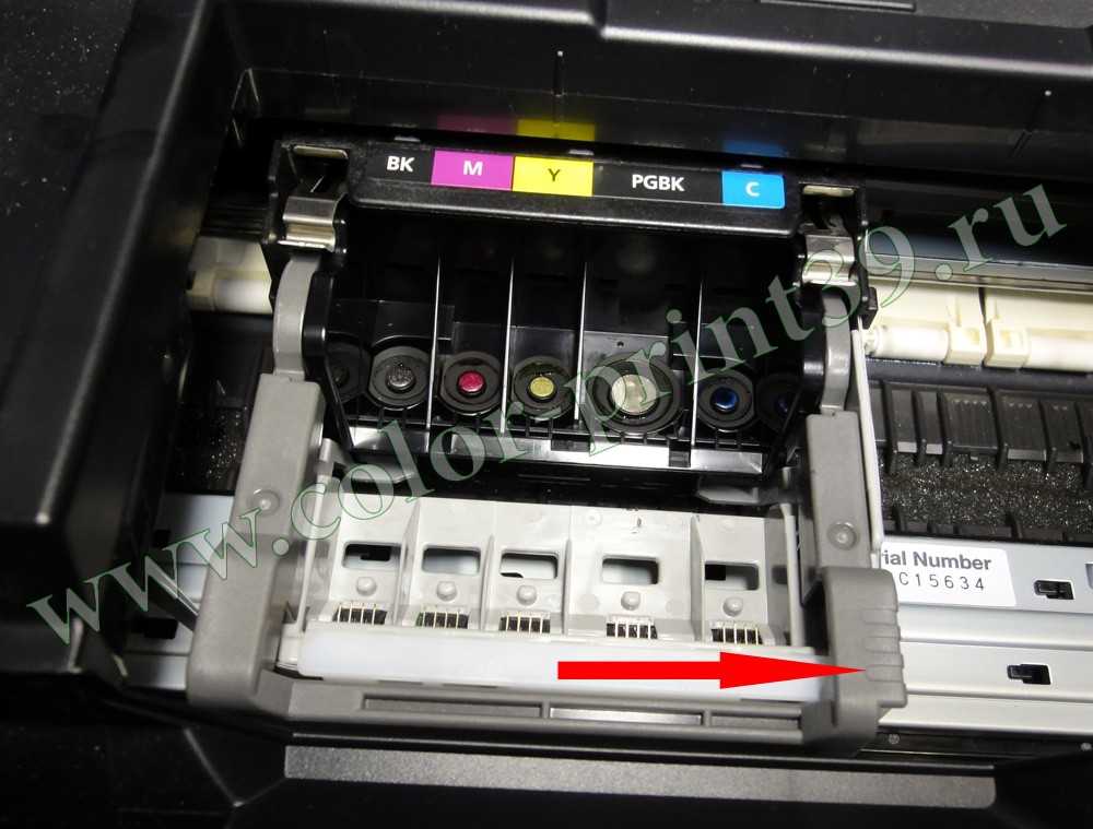 Как почистить головку принтера epson l132?