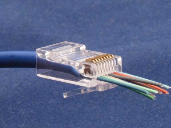 Способы обжатия провода для интернета без использования специального инструмента