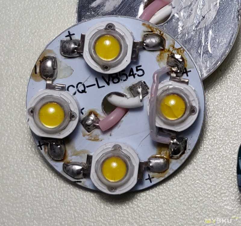 Ремонт светодиодных led ламп, электрические схемы