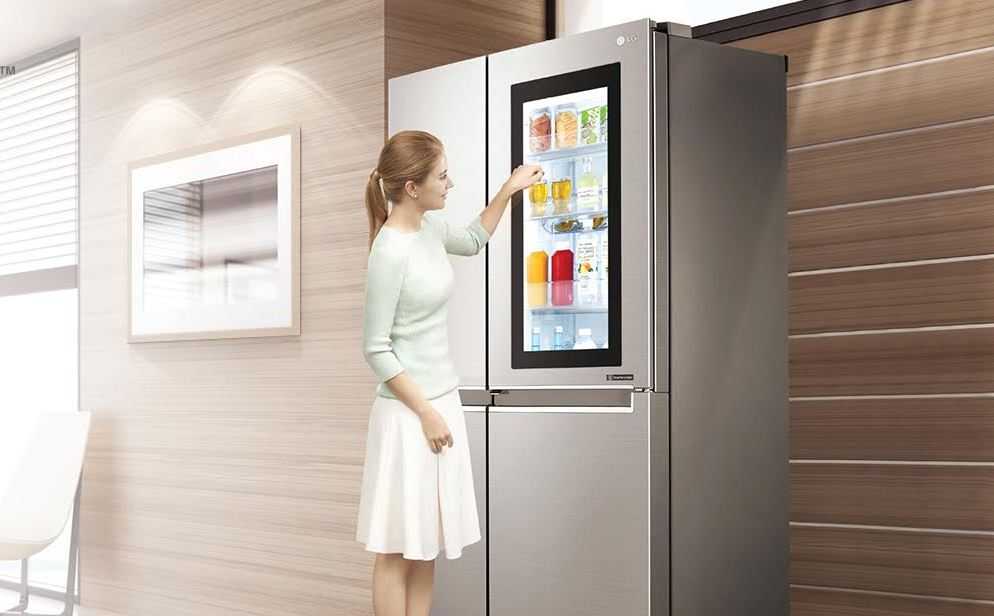 Холодильник samsung с сенсорным экраном и камерами внутри - samsung холодильник family hub