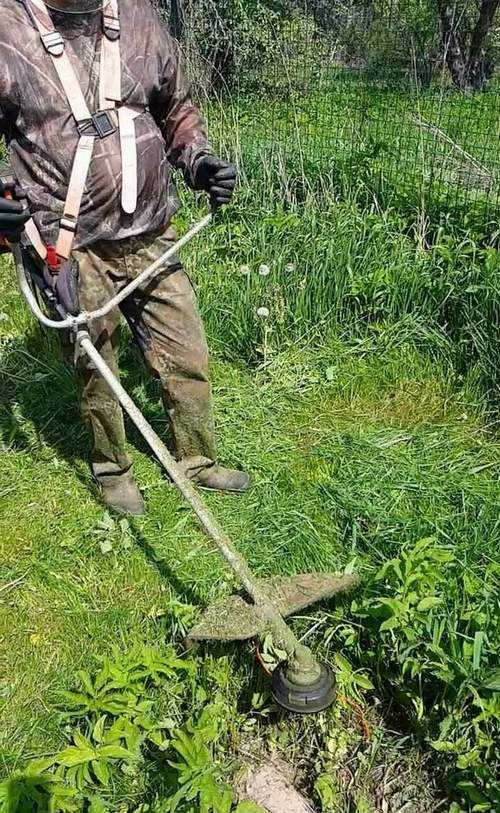 Можно ли косить мокрую траву электрическим триммером