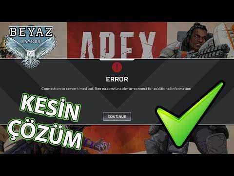 [solved] connection to server timed out - apex legends error